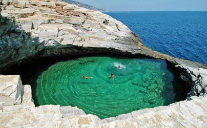Natural Pool in Thassos Island