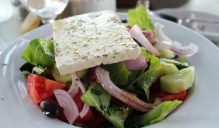 A delicious and healthy Greek salad