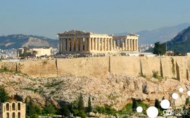 Famous Greek landmarks: Athens Acropolis