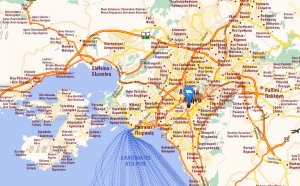 Athens tourist map