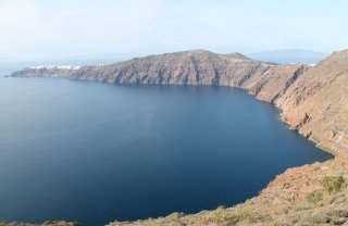 Santorini - a great place to walk in the Greek islands in winter