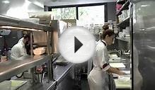 Busy kitchen at 2 star restaurant Funky Gourmet in Athens