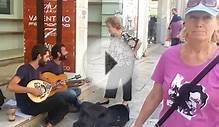 Greek music in Athens streets