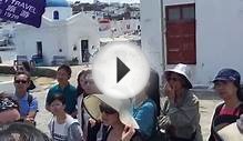 Guided tour at Little Venice @ Mykonos Greece