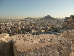 View of Athens from the Acropolis