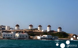 Windmills in Mykonos, Cyclades